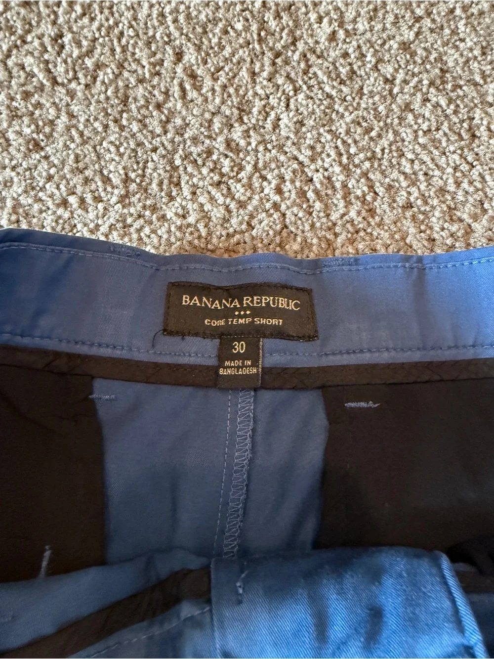 Men's Blue Casual Stretch Shorts - Banana Republic
